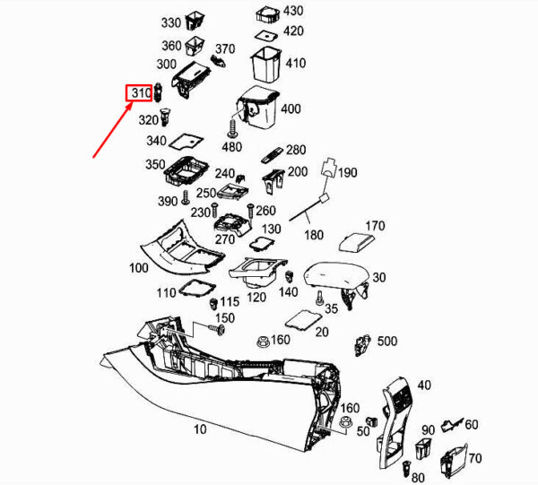 A0008206803 - NEW MERCEDES-BENZ CLA C117 CIGARETTE LIGHTWEIGHT A0008206803 ORIGINAL