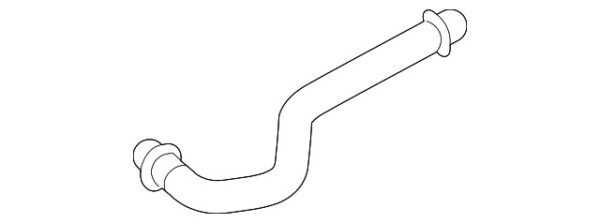 A0008321700 - MERCEDES-BENZ SPRINTER CLASS FRONT HVAC HEATER HOSE OUTLET PIPE A0008321700