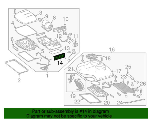 A0008351042 - NEW MERCEDES-BENZ SPRINTER CLASS REAR HVAC MODE DOOR A0008351042 GENUINE