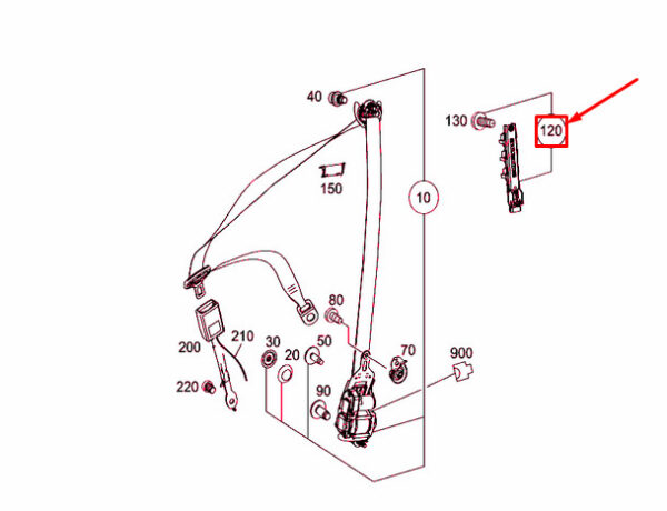 A0008600388 - NEW MERCEDES-BENZ CLA C117 FRONT LEFT SEAT HEIGHT ADJUSTMENT A0008600388 OEM