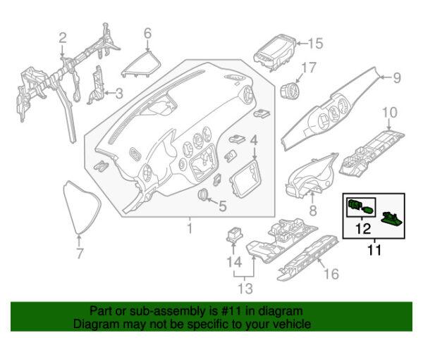 A00090643049051 - NEW MERCEDES-BENZ CLA B CLASS FRONT COURTESY LIGHT GENUINE