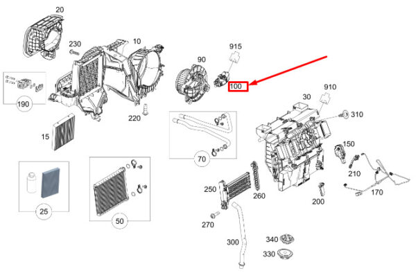 A0009069307 - MERCEDES-BENZ SPRINTER 907 Blower Regulator A0009069307 NEW GENUINE