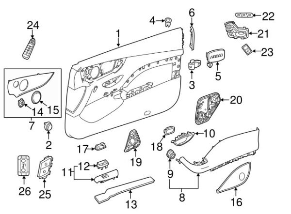 A00090698049051 - Mercedes-Benz Courtesy Light A00090698049051