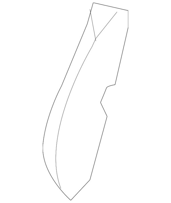 A0009103275 - Mercedes-Benz Front Right Seat Back Bolster Cushion Cover A0009103275