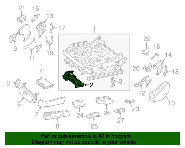 A0009111075 - NEW MERCEDES-BENZS CLASS LEFT POWER SEAT CONTROL MODULE BRACKET A0009111075