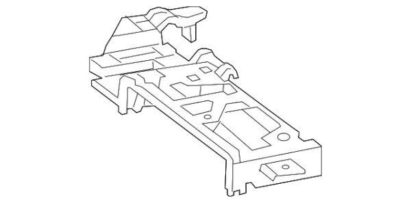 A0009111075 - NEW MERCEDES-BENZS CLASS LEFT POWER SEAT CONTROL MODULE BRACKET A0009111075