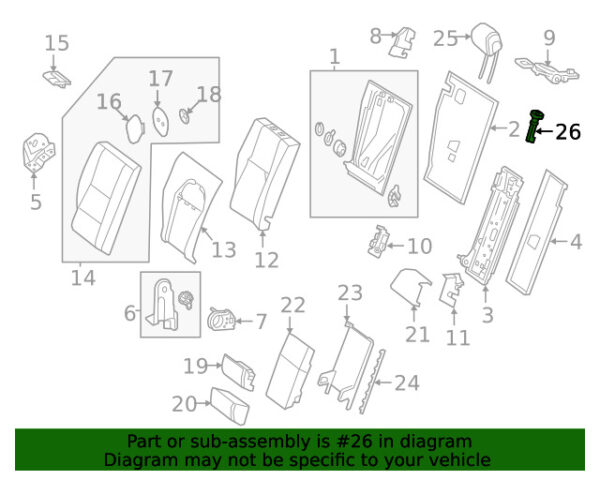A00097061029051 - NEW MERCEDES-BENZ C AMG CLASS REAR HEADRESTS GUIDE A00097061029051 GENUINE