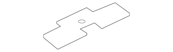 A0009837100 - NEW MERCEDES-BENZ GLB CLASS SEAT BELT LAP AND SHOULDER BELT INSULATOR GENUINE