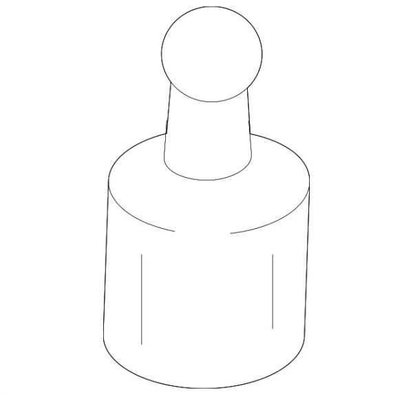 A0009882911 - Mercedes-Benz Front Hood Stop Buffer A0009882911