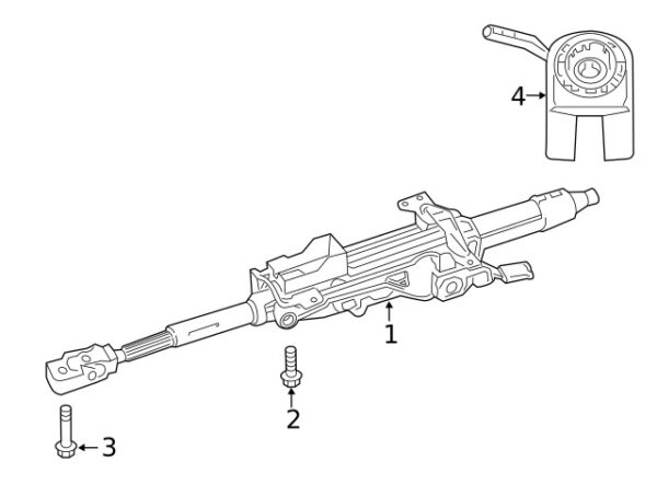 A0009909718 - NEW MERCEDES-BENZ CLA ONE CLASS LOWER STEERING SHAFT BOLT A0009909718 GENUINE
