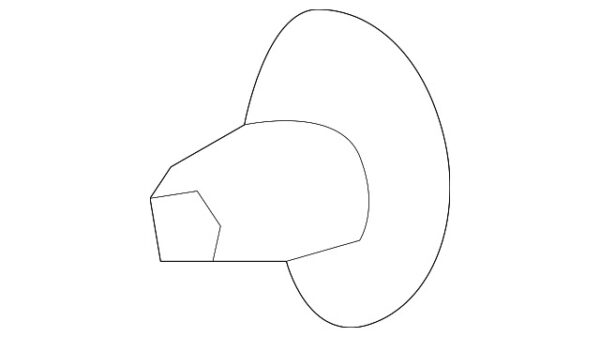 A0009916598 - Mercedes-Benz clip for rear seat back A0009916598