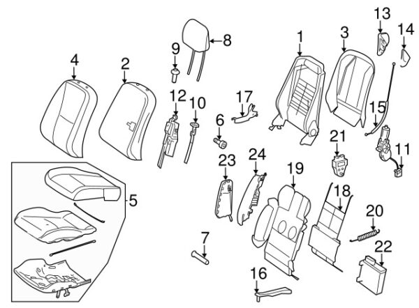 A0009933311 - NEW MERCEDES-BENZ CL CLASS FRONT RIGHT SEAT CUSHION SPRING A0009933311 ORIGINAL