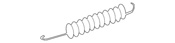 A0009933311 - NEW MERCEDES-BENZ CL CLASS FRONT RIGHT SEAT CUSHION SPRING A0009933311 ORIGINAL
