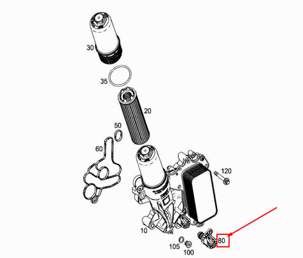 A0009974807 - Mercedes-Benz CLS C257 Motor Hydraulic Valve A0009974807 NEW Original