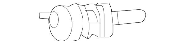 A0009982495 - Mercedes-Benz Tail Light Clip A0009982495
