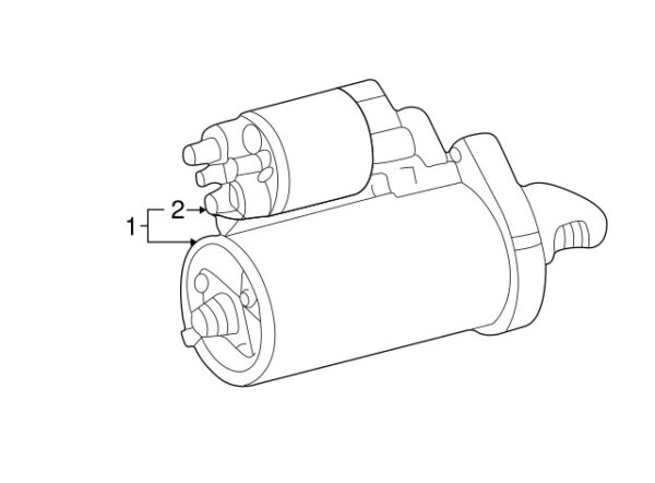 A0011522810 - Mercedes-Benz Starter Solenoid A0011522810