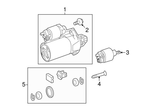 A0011529210 - Mercedes-Benz Starter Solenoid A0011529210