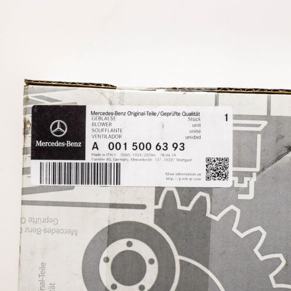 A0015006393 - NEW MERCEDES BENZ SLS AMG C197 RADIATOR FAN BLOWER A0015006393 ORIGINAL