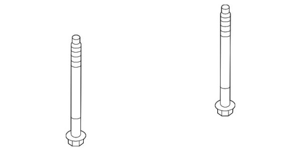 A0019900411 - NEW MERCEDES-BENZ SL GLC-CLASS FRONT SUSPENSION CROSS MEMBER BOLT A0019900411