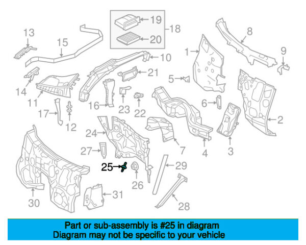 A0019902216 - Mercedes-Benz Dashboard Bolts A0019902216
