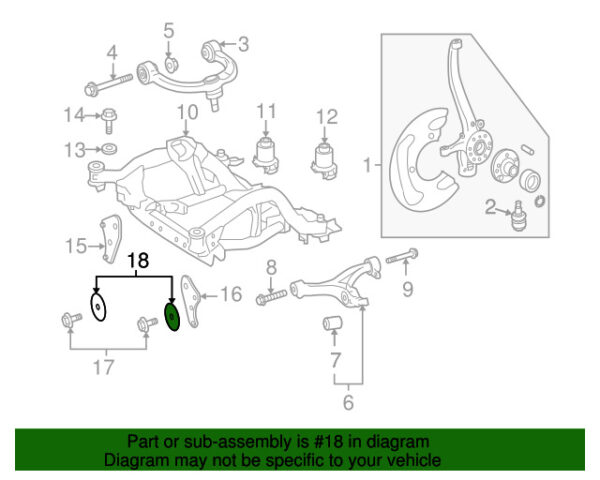 A0019904982 - NEW MERCEDES-BENZ R GL CLASS SUSPENSION SUBFRAME WASHING MACHINE A0019904982