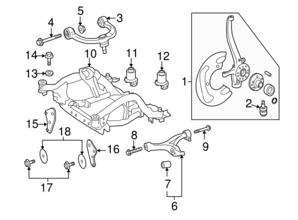 A0019904982 - NEW MERCEDES-BENZ R GL CLASS SUSPENSION SUBFRAME WASHING MACHINE A0019904982