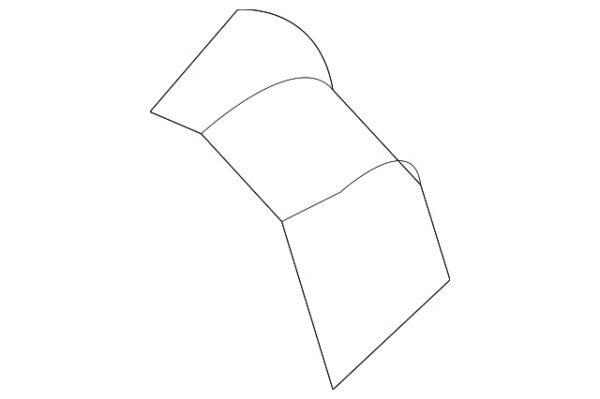 A0019913398 - Mercedes-Benz Rear Trunk Trim Panel Bracket A0019913398
