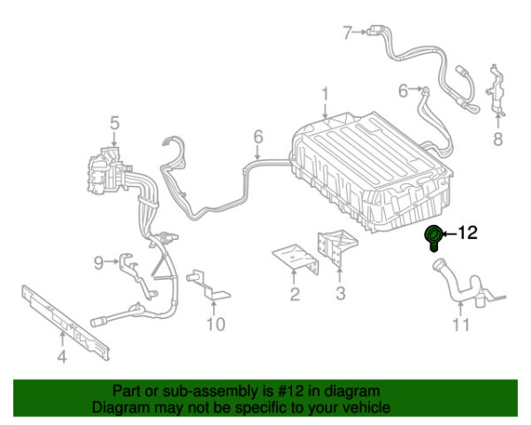 A0019953802 - NEW MERCEDES-BENZ S C CLASS BATTERY BREATHER TUBE A0019953802 GENUINE