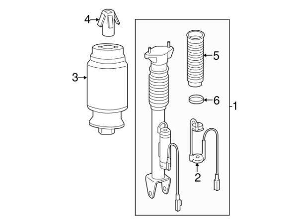 A0019954744 - NEW MERCEDES-BENZ GLE GL-CLASS SHOCK ABSORBER BURGS CLAMP A0019954744 GENUINE