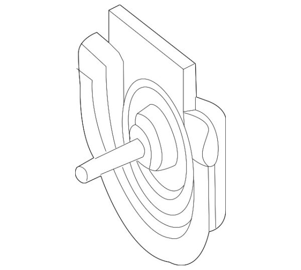 A0019986201 - MERCEDES-BENZ SL CLASS POWER BRAKE BOOSTER VACUUM HOSE GROMMET A0019986201