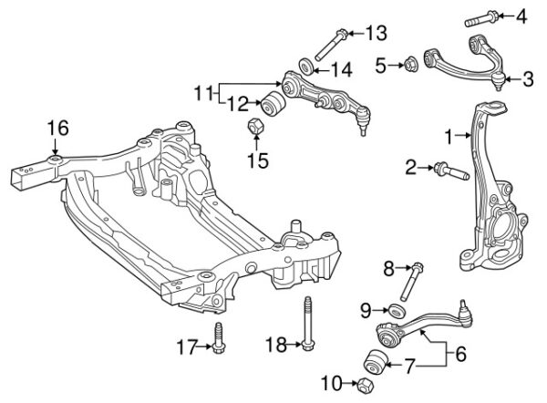 A0029906403 - NEW MERCEDES-BENZ CLS C CLASS LOWER STEERING ANKLE BOLT A0029906403 ORIGINAL