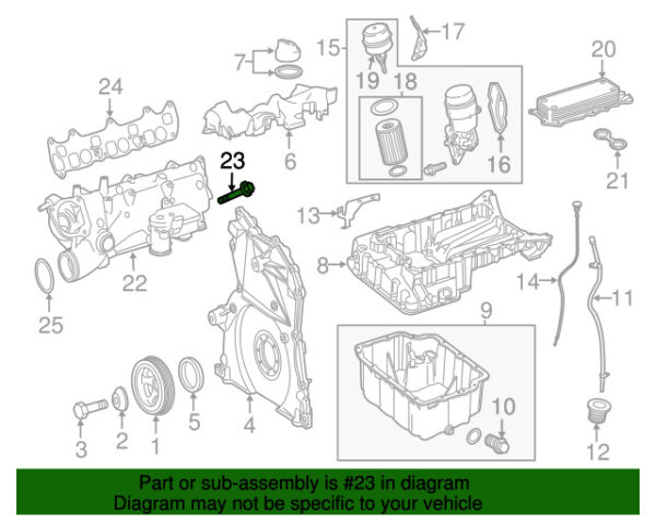 A0029909922 - NEW MERCEDES-BENZ GLS-GL-CLASS ENGINE INTAKE PIN A0029909922 GENUINE