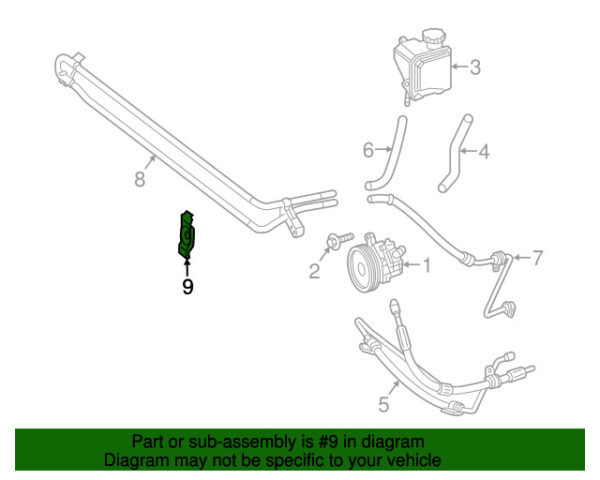 A0029956301 - NEW MERCEDES-BENZ SPRINTER CLASS SERVO STEERING COOLER CLASS A0029956301 GENUINE