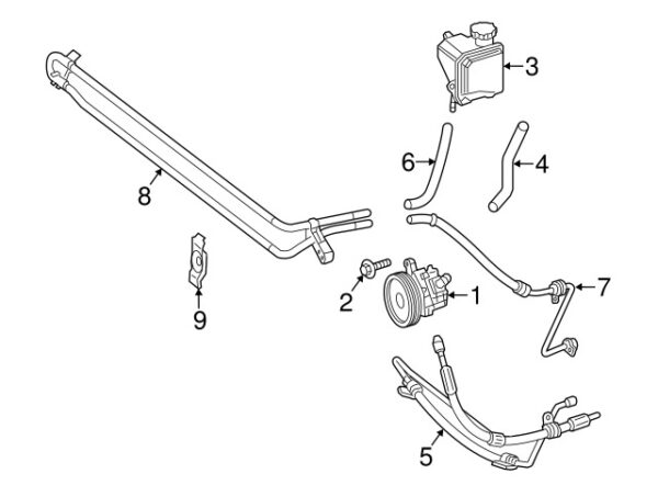 A0029956301 - NEW MERCEDES-BENZ SPRINTER CLASS SERVO STEERING COOLER CLASS A0029956301 GENUINE