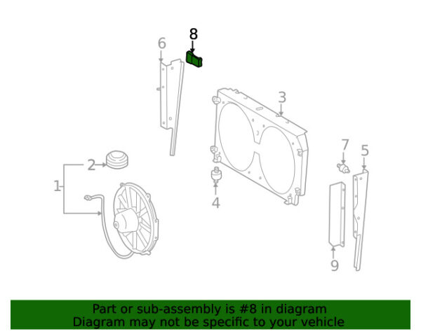 A0039871751 - NEW MERCEDES-BENZ G-CLASS COOLER SUPPORT MUFFLER A0039871751 ORIGINAL