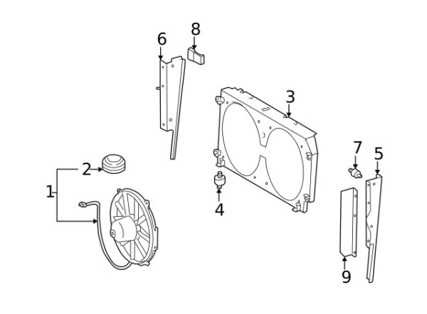 A0039871751 - NEW MERCEDES-BENZ G-CLASS COOLER SUPPORT MUFFLER A0039871751 ORIGINAL