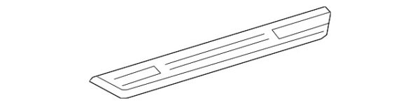 A2056802712 - Mercedes-Benz C-Class A205 door sill plate front left A2056802712