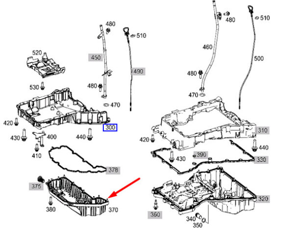 A6510100228 - NEW MERCEDES-BENZ E W212 ENGINE OIL PAN A6510100228 ORIGINAL