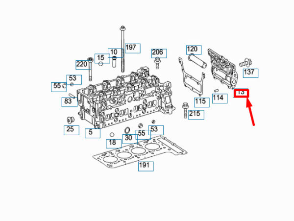 A6510100617 - NEW MERCEDES-BENZ ML W166 CHAIN CASE COVER A6510100617 ORIGINAL
