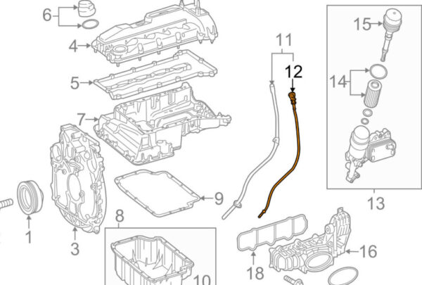 A6510102172 - NEW MB SPRINTER 906 OIL LEVEL DIPSTICK A6510102172 2.1 DIESEL OEM