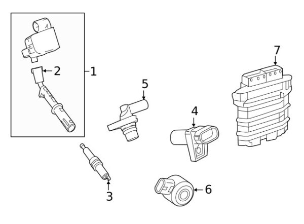 A6549052400 - NEW MERCEDES-BENZ CLA AMG CLASS ENGINE CAMSHAFT POSITION SENSOR A6549052400