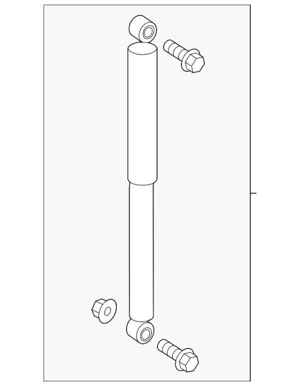 A9063201431 - NEW MERCEDES-BENZ SPRINTER CLASS REAR SHOCK ABSORBER A9063201431 ORIGINAL