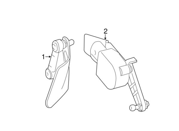 A9063300174 - NEW MERCEDES-BENZ SPRINTER CLASS FRONT HEADLIGHT SENSOR MOUNT A906300174