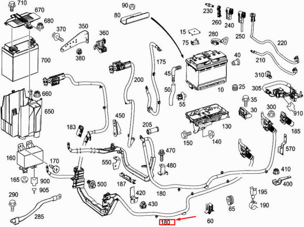A9064402241 - MERCEDES-BENZ SPRINTER 906 Alternator Wiring Harness A9064402241 NEW GENUINE