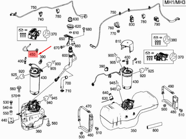 A9064700197 - NEW MERCEDES-BENZ SPRINTER 906 ENGINE VENT LINE A9064700197 ORIGINAL