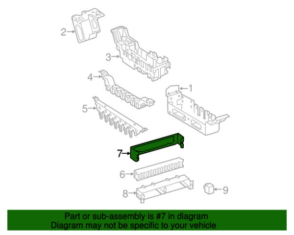 A9065450240 - NEW MERCEDES-BENZ SPRINTER CLASS FUSE HOLDER MOUNT A9065450240 GENUINE