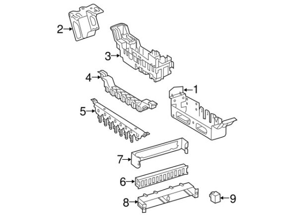 A9065450240 - NEW MERCEDES-BENZ SPRINTER CLASS FUSE HOLDER MOUNT A9065450240 GENUINE
