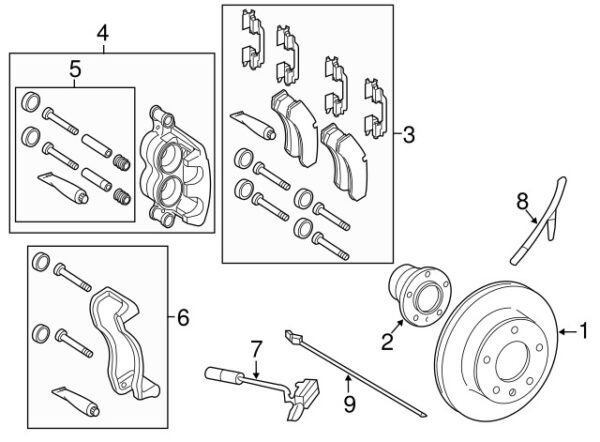 A9069053301 - NEW MERCEDES-BENZ SPRINTER CLASS FRONT ABS WHEEL SPEED SENSOR A9069053301