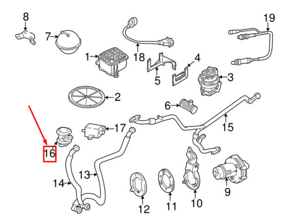 078131101AG - NEW AUDI A8 D3 4E LEFT EGR VALVE 078131101AG ORIGINAL