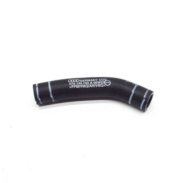 079145743A - NEW AUDI A6 C7 LEFT SIDE TURBOCHARGER OIL RETURN HOSE 079145743A ORIGINAL